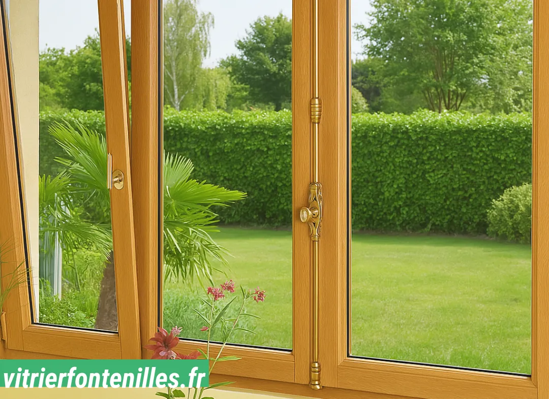 Installation de fenêtre en bois sur mesure Fontenilles