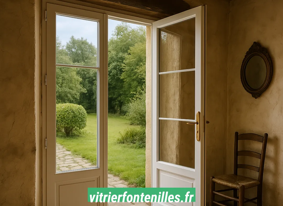 Installation de fenêtre en PVC Fontenilles